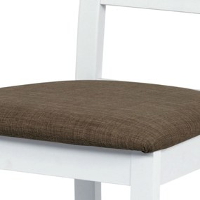 Sconto Jedálenská stolička DIANA biela/hnedá