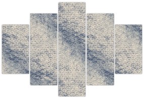 Obraz - Vzor vlniek (150x105 cm)