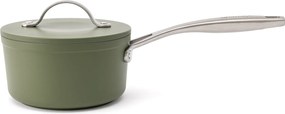Elmich Nepriľnavý keramický rajnica Zen Ø 16 cm – olivovozelená