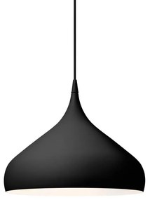 &amp;Tradition Závesná lampa Spinning BH2, matt black 133154A217