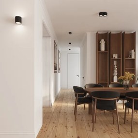 Sollux SL.1787 - Bodové svietidlo AURA 1xGX53/10W/230V 6 cm čierne