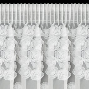 ZÁCLONA NA PÁSKE DIANA1 140X270 CM BIELA