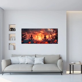 Obraz - Jóga v prírode (120x50 cm)