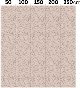 Tapeta nepravidelnej škoricovej bodky púdrovo ružová 280×50cm