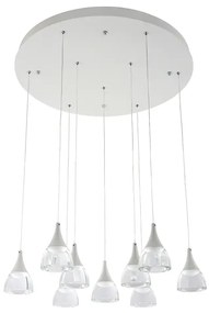 LED svietidlo Dalmatia 9 biele