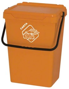 ArtPlast Plastový odpadkový kôš na triedenie odpadu, tmavo zelený, 35 l