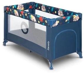 Lionelo - Cestovná postieľka STEFI tmavomodrá