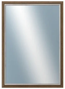 DANTIK - Zrkadlo v rámu, rozmer s rámom 50x70 cm z lišty TAIGA sv.hnedá (3106)