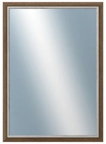 DANTIK - Zrkadlo v rámu, rozmer s rámom 50x70 cm z lišty TAIGA sv.hnedá (3106)