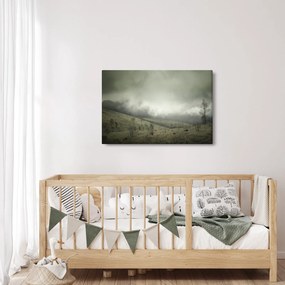 Obraz krajiny pred búrku (90x60 cm)