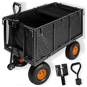 Záhradný vozík na nafukovacích kolesách 220 l / 350 kg