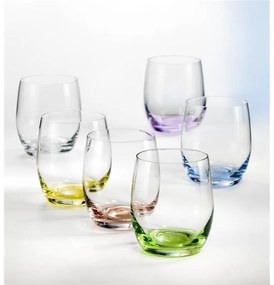 BOHEMIA RAINBOW POHÁR NA WHISKY 300ML SADA 6 KS