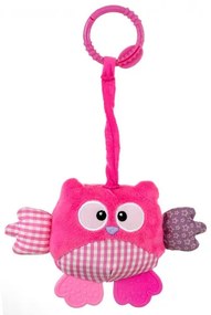 Závesná plyšová hračka Cutie owl 2881 ružová