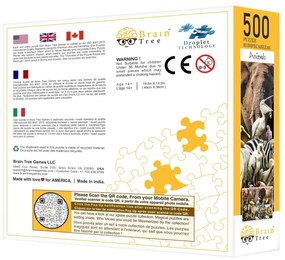 Brain Tree Puzzle Zvieratá 500 dielikov