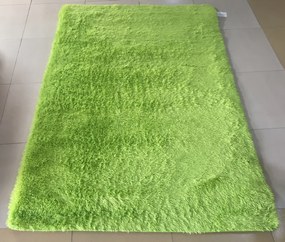 Plyšový koberec TOP - ZELENÝ