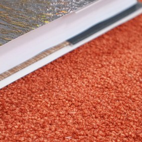 Asra, Ručne všívaný kusový koberec Asra wool orange, 60x110, oranžová, obývacia izba