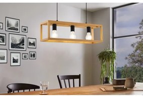 Eglo 32144 - Závesné svietidlo na lankách BLACKCROWN 3xE27/40W/230V hnedé