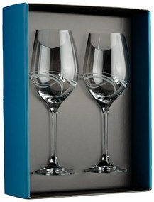 Dekorant Svadobné poháre na biele víno Apollo s krystaly Swarovski 360 ml 2KS