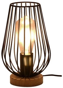 Rabalux 6915 - Stolná lampa GREMIO 1xE27/40W/230V čierna