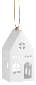 Závesný porcelánový svietnik DOMČEK hranatý - rôzne veľkosti Veľkosť: S