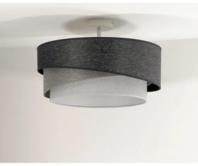 Duolla - Prisadený luster KOBO 1xE27/15W/230V pr. 45 cm šedá/biela