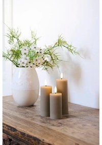 Sivé dobíjacie svetelné dekorácie v súprave 3 ks Smilla – Sirius