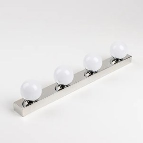 Brilagi - LED zrkadlové osvetlenie do kúpeľne HOLLYWOOD 4xLED/3W/230V IP44 chróm