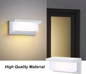 Brilagi - LED stmievateľné vonkajšie nástenné svietidlo BRICKY 1xE27/6W/230V 2700-6500K IP54 biela