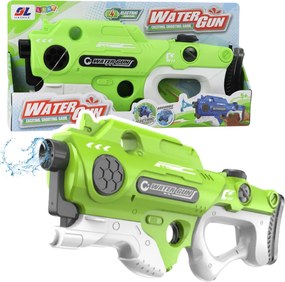 LEAN Toys Vodná puška elektrická automatická zelená