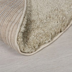 Flair Rugs, Kusový koberec Shaggy Teddy Natural, 120x170, béžová, obývacia izba