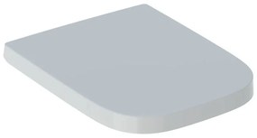 GEBERIT Selnova Square WC sedátko s automatickým pozvoľným sklápaním - Softclose, z Duroplastu, biela, 501.556.01.1