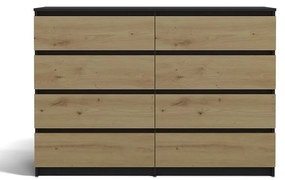 Komoda 140cm 8S M8 Malwa AntracitArtisan