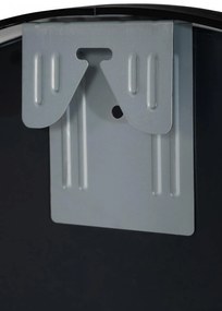 Nástenné zrkadlo Elsie L 323827 - 60x60 cm - Čierna