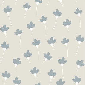 Tapeta sedmokrásky béžovo modrá 280x50 cm