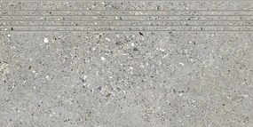 Schodovka Fineza Breccia sivá 30x60 cm mat SCBRECCIA36GR