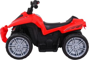 Ramiz Štvorkolka Little Monster na batérie pre najmenších červená + pohon 25W