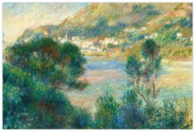 Obraz - Auguste Renoir, View of Monte Carlo from Cap Martin, reprodukcia (90x60 cm)