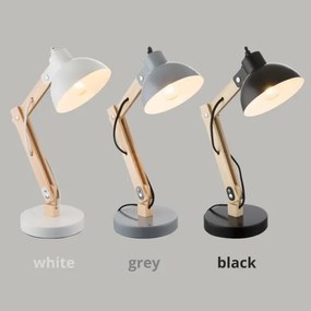 Brilagi - Stolná lampa FOCUS 1xE27/40W/230V šedá