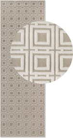 ELLE Decoration, Behúň Perles 106191 Cream z kolekcie Elle, 80x240, béžová, obývacia izba