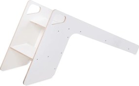 Drevená šmýkačka Baby biela