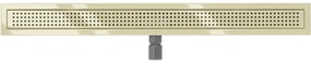 Mexen Flat M08 nerezový sprchový žľab  90 cm, zlatá, 1525090-15