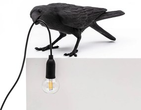 Stolová LED lampa Bird Lamp, hrajúca, čierna