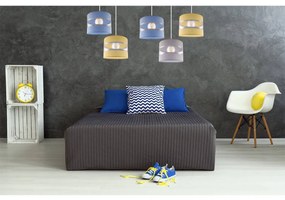 Závesné svietidlo Elegance Spider, 5x textilné tienidlo (mix 8 farieb), w