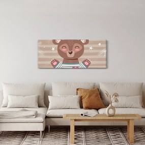 Obraz - Milujúci medvedík (120x50 cm)