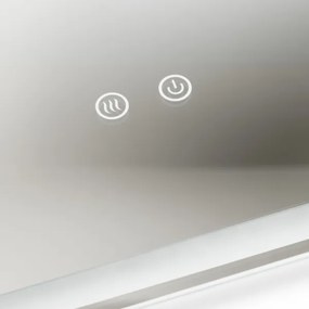 Brilagi - stmievateľné LED kúpeľňové vyhrievané zrkadlo s podsvietením BELLA LED/16W/230V 60x60 cm IP44