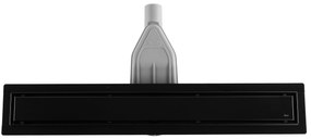 Rea NEOX Superflow, odtokový sprchový žľab 60 cm, čierna matná, REA-G7805