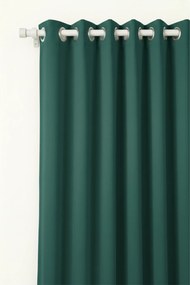 Záves na riasiacu pásku HOLD tmavotyrkysový 140x270 cm
