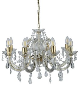 Searchlight 699-8 - Krištáľový luster na reťazi MARIE 8xE14/40W/230V