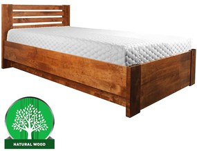 Posteľ drevené Bergen Plus 90x200 Jelša