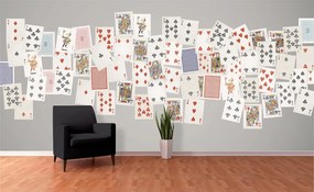 1Wall Kreatívna koláž na stenu 64 dielov 37,5 x 27,5cm Hracie karty